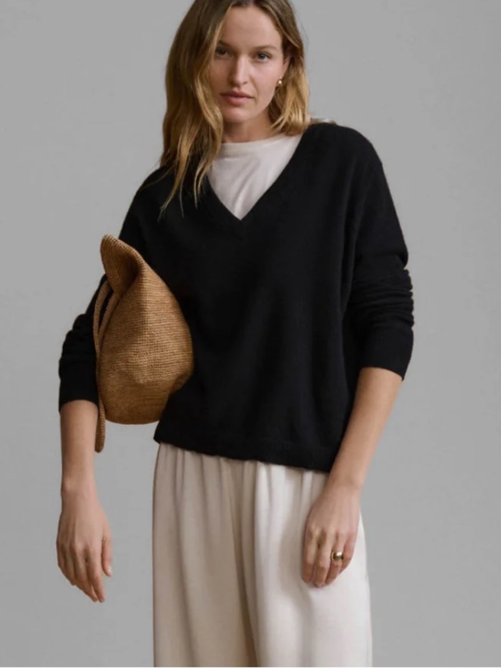 JENNI KAYNE Flynn Cashmere V-Neck